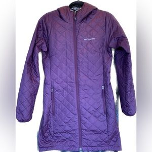 Columbia Omni Heat Quilted Long Coat Women’s size S